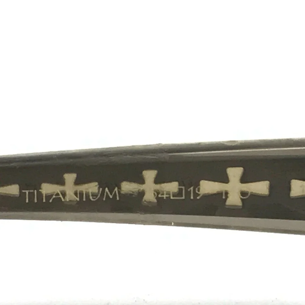 Loree Radkin by Sama Eyeglasses Frames Devon ats Grey Crosses Logos 54-19-140